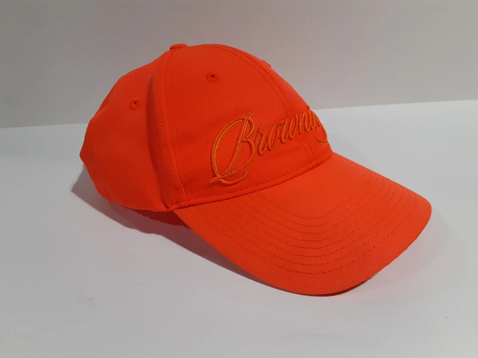 Sombrero Browning Gorra de Bola Naranja Neón Gancho de Caza Lazo Ajustable Foto 3 de 4
