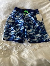 gap boys new with tags size m (8) shark theme swim trunks