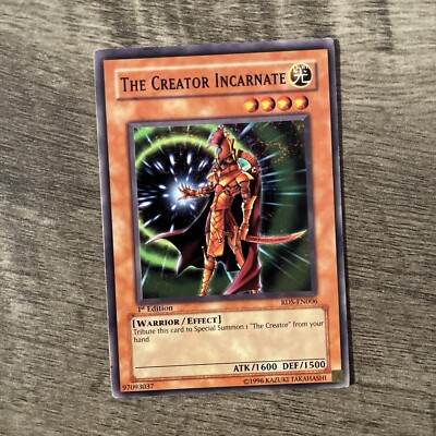 Yu-Gi-Oh TCG The Creator Incarnate RDS-EN006 1st Edition Common Card Played  LP | eBay