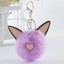 thumbnail 87 - 2020 New Cute Pineapple Fur Ball Keychain Bag Car Pendant Keyring Birthday Gifts