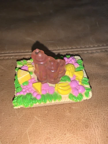 Vintage Barbie Light Up Dining Room Playset Replacement BASKET Mattel 1999 Works