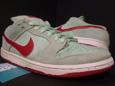 2012 NIKE DUNK LOW PRO SB MINT GREEN GYM RED WHITE DIAMOND 2012 NIKE DUNK LOW PRO SB MINT GREEN GYM RED WHITE DIAMOND