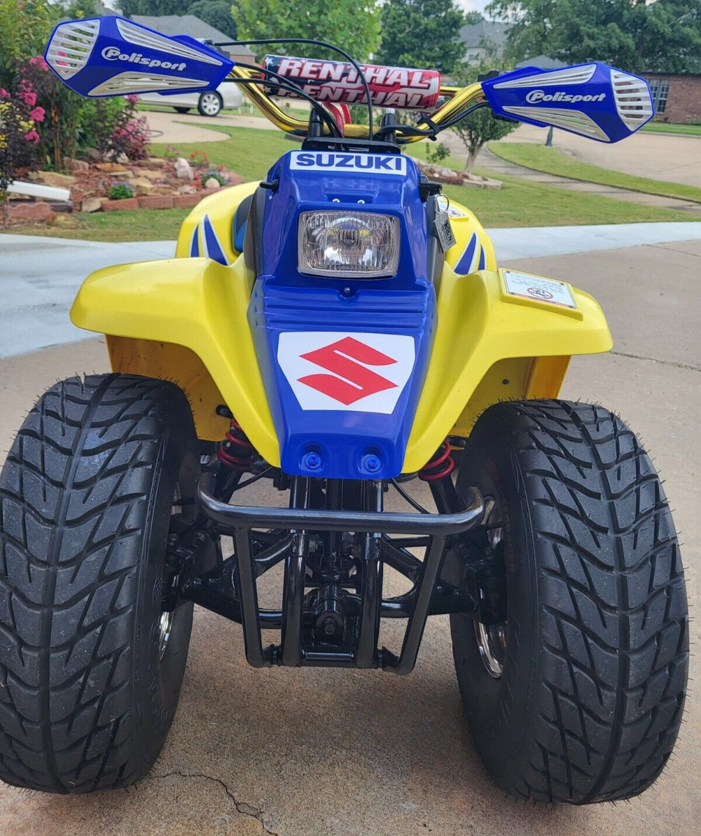 SUZUKI LT80, QUADRACER 250, 500 QUADZILLA, QUADSPORT BLUE / WHITE