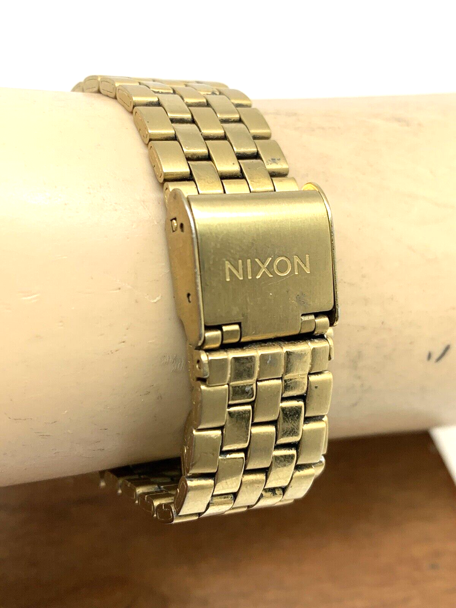 Nixon Women\'s Watch Happy Medium Quartz Black Dial Gold Stainless Steel … Nixon Women main image 2