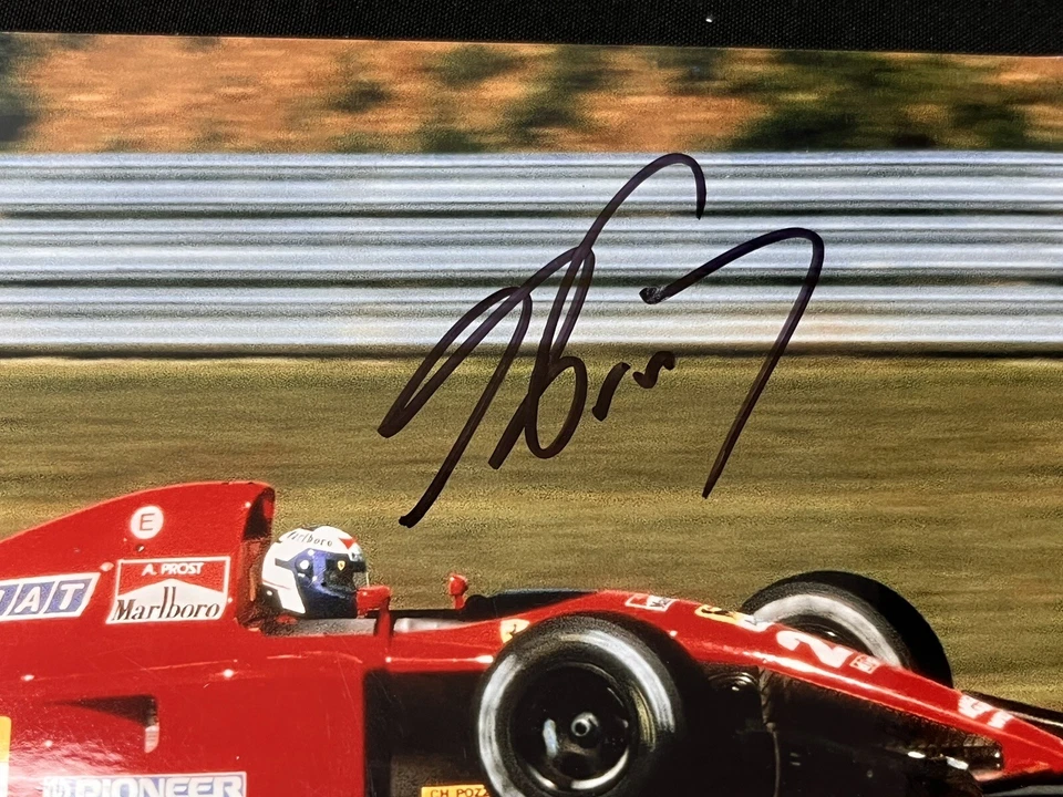 Alain Prost Hand Signed Autograph F1 Racing 8x5” Photo W/COA AA 2524 - Image 2 of 2