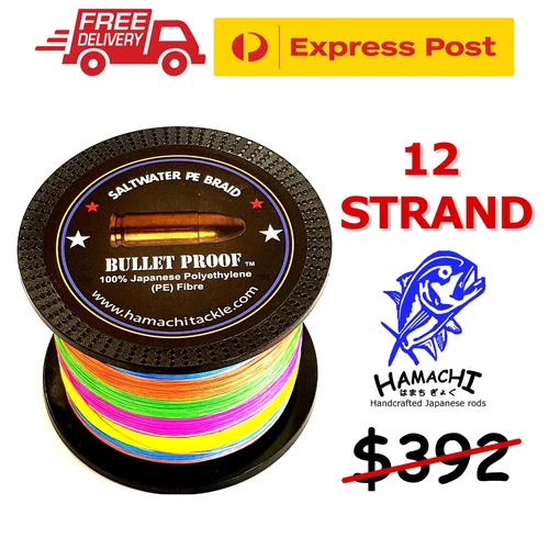 Hamachi Japanese Braid 12 STRAND 1000m 500m PE Fishing jigging spinning Line