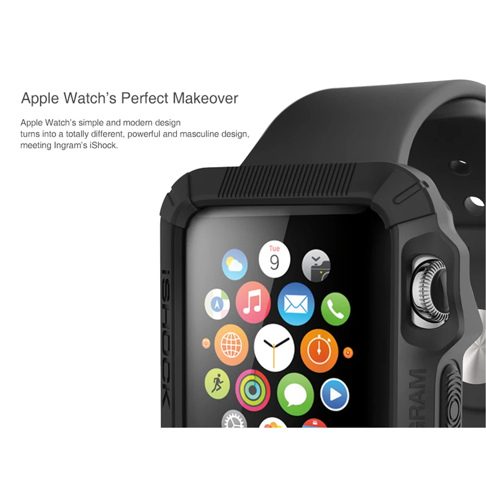 Funda protectora Ingram iShock 38 mm y 42 mm para Apple Watch  Foto 2 de 4