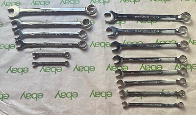 #ad Craftsman Evolve wrench lot of 14 assorted wrenches $37.00