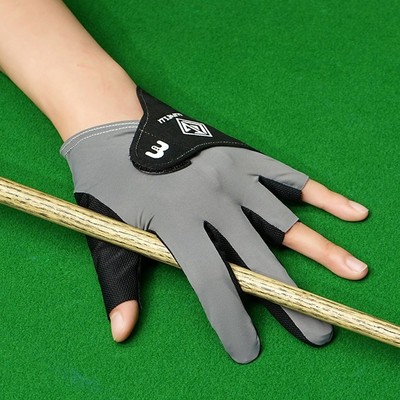 Anti-Rutsch Billard-Handschuhe Snooker Cue Sport Handschuh  Für linke Hand