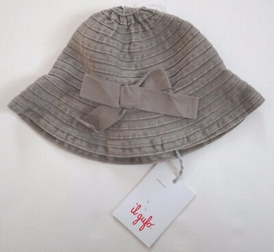 NEW Authentic IL GUFO ITALY Cotton PANAMA HAT 48/12-18M  50/2-4T
