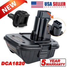 USB Adapter For DEWALT DCA1820 Battery Converter 20V Max to 18V Li-Ion Tools New