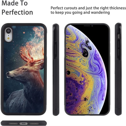 reindeer fantasy deer art For Samsung A15 A16 S23 S24 S25 Ultra FE Hard TPU Case - 第 8/25 張圖片