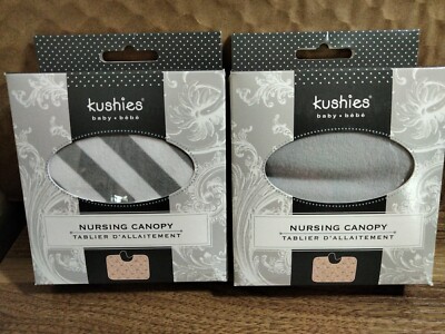 Kushies Nursing Canopy Cotton Lot Of 2 Unisex