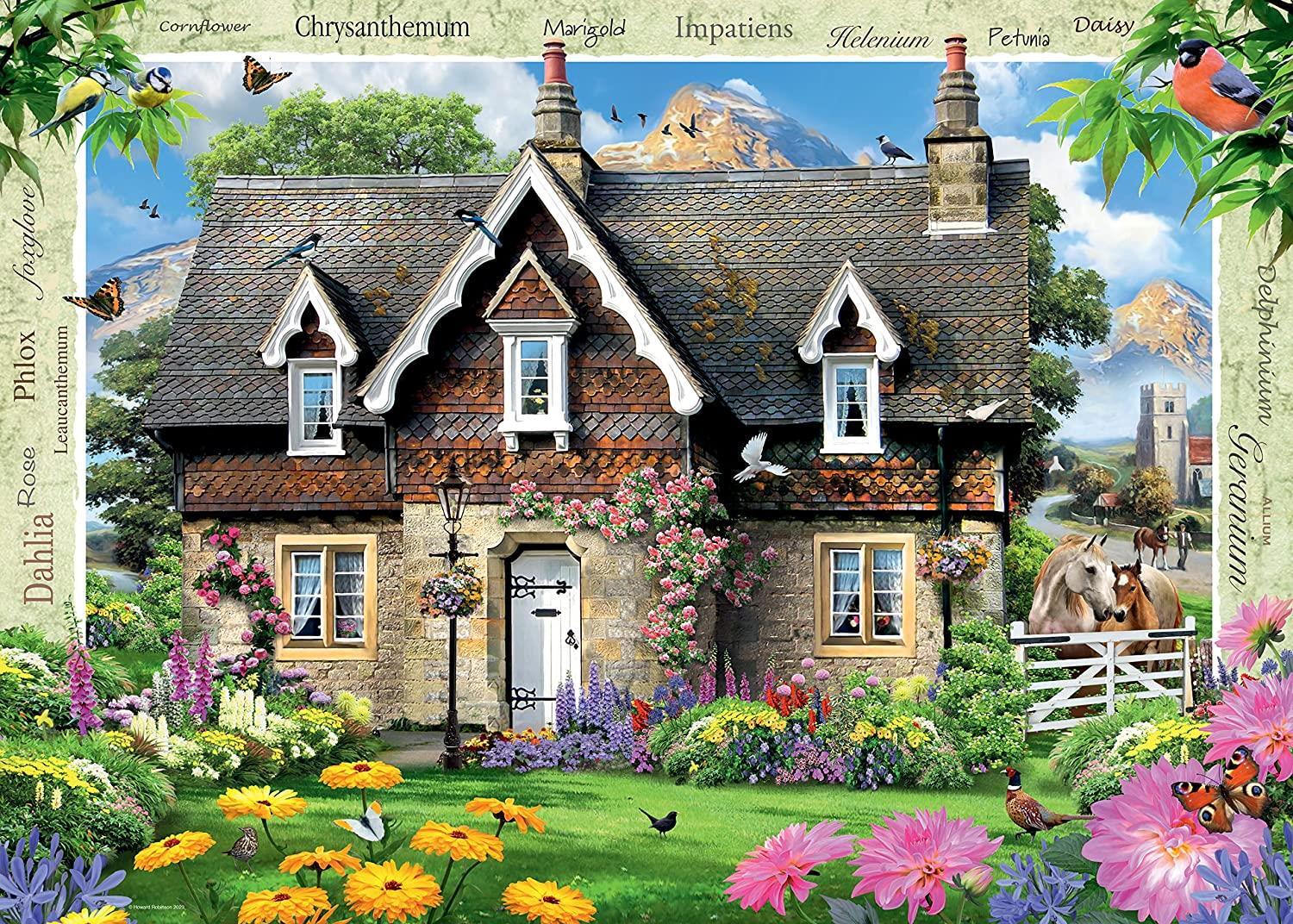 Ravensburger Country Cottage No.15 Hillside Cottage Jigsaw Puzzle 1000 Pieces