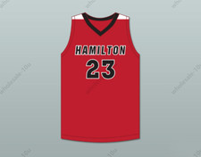 CUSTOM Patrick Baldwin Jr 23 Sussex Hamilton High School Chargers Red 5 S-6XL