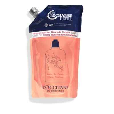 L'Occitane Cherry Blossom  bath & Shower Gel Refill 500ml *NEW*