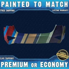 NEW Painted To Match Rear Bumper Cover Replacement for 2019-2021 Kia Forte Sedan