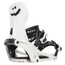 2027 Nidecker LT SuperMatic Drop In Snowboard Bindings White NED LARGE 8-10.5