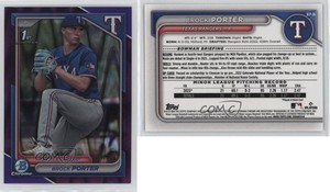 2024 Bowman Chrome Prospects Purple RayWave Refractor /250 Brock Porter #BCP-36