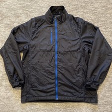 FootJoy Jacket Mens L Black Golf Hybrid Insulated Vented Lightweight Full Zip