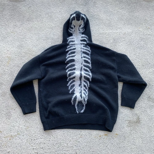 Y2K Skolopendra Crazy Japan Supreme Style Pull Tricot Japonais Avant Garde Années 00