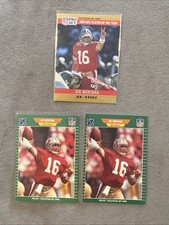 joe montana lot cards “error”