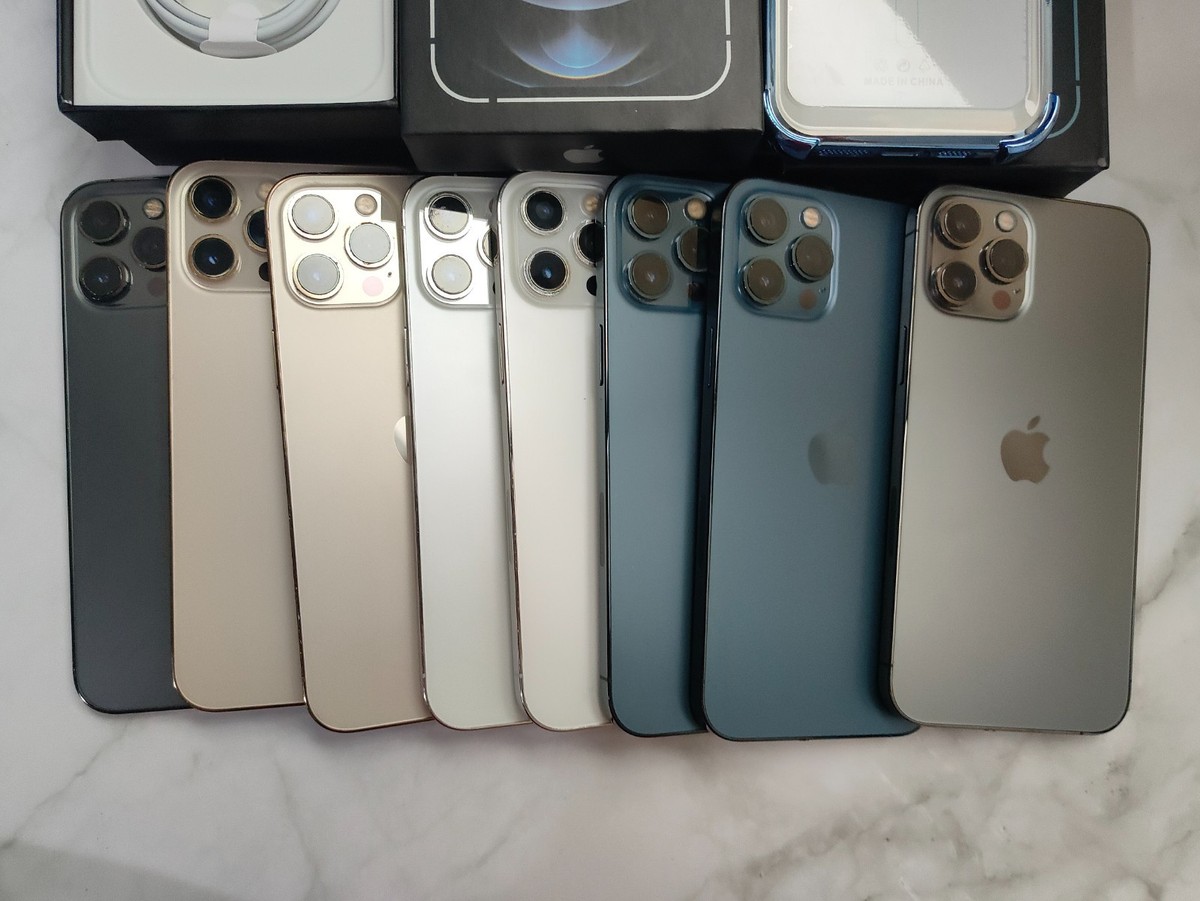 Apple iPhone 12 Pro Max 512GB 256GB 128GB Unlocked Good Condition