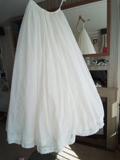 Handmade Underskirt to Go Under A Wedding Dress White Lace Bridal Petticoat Tutu