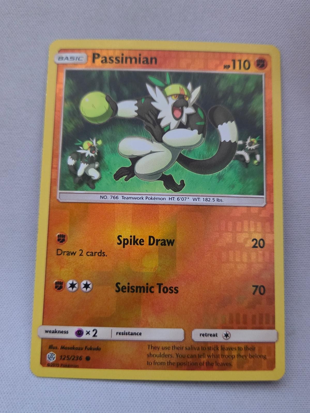 Passimian 125/236 Cosmic Eclipse REVERSE HOLO Near Mint
