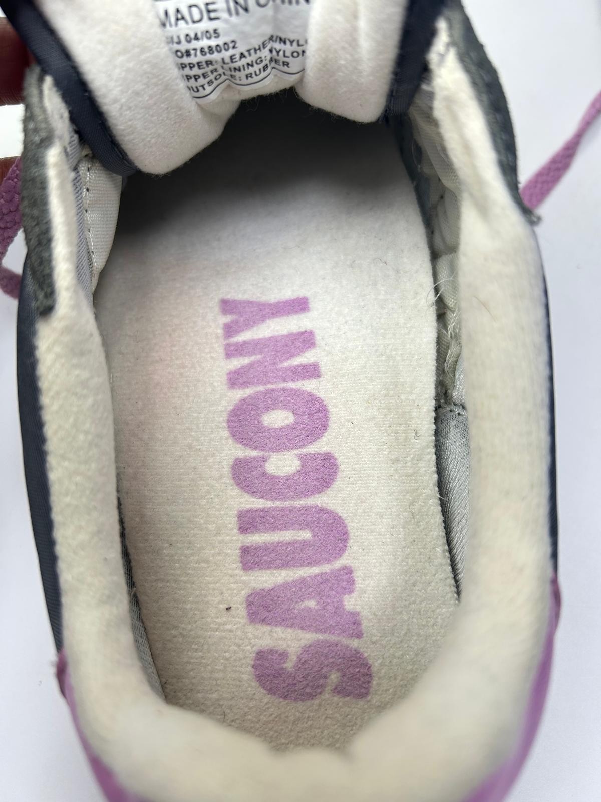 Saucony Jazz Original Women`s Size 10 Grey Pink Running Snekers 1044-108 thumbnail 16