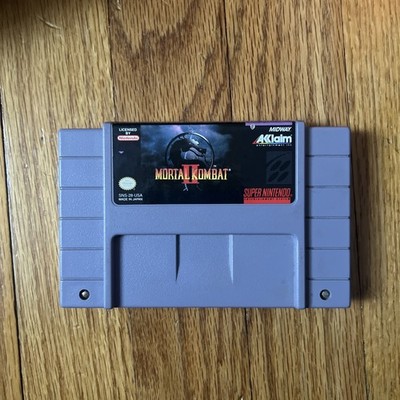 Mortal Kombat 2 II, Nintendo SNES 1994 Authentic, Cartridge Only, Tested Working