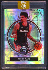 Kelel Ware 2025-26 Topps Three Basketball 36/49 Silver Three Point #8