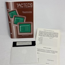 TACTECS v4.0 1989 Vintage Software Manual  Diskette Royall Enterprises 