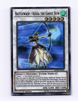Battlewasp Azusa the Ghost Bow Ultra Rare Battles of Legend 1st Ed BLHR-EN036