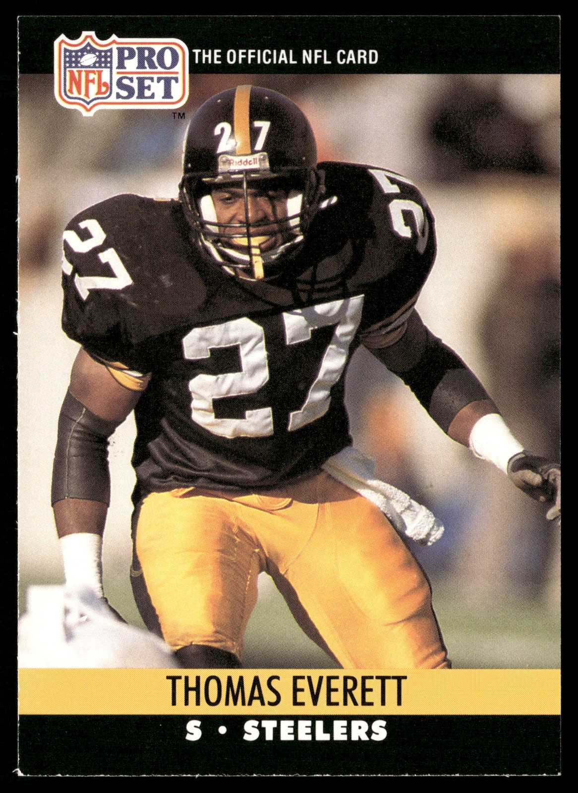 1990 Pro Set #622 Thomas Everett