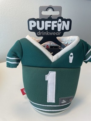 Puffin Drinkwear Jersey Koozie Green/White New