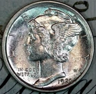 1920-S FSB NEAR+ GEM BU MS MERCURY SILVER DIME DC147 FROM MATTHEWS HOARD
