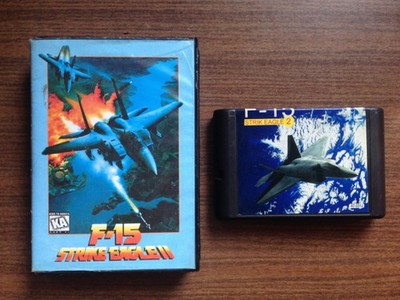 ''F-15 Strike Eagle II'' Sega Mega Drive/Genesis Game USED