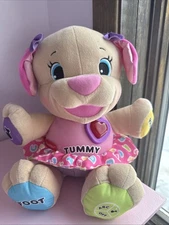 Fisher Price Laugh and Learn Smart Stages Interactive Girl Puppy Dog Plush Music
