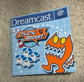 ChuChu Rocket Sega Dreamcast 2000 Disc Manual & Back Cover Missing Front Inlay