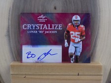 2026 Leaf Trinity Football Crystalize Lamar"Bo"Jackson Auto