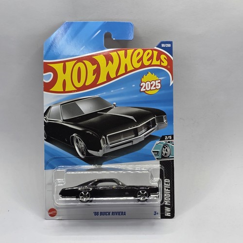 Hot Wheels Buick Riviera 1966 - Série Mainline 2025 - Presque Neuve Sous Carte
