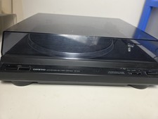 Vintage Onkyo Turntable Record Player CP-101A Missing Hinge