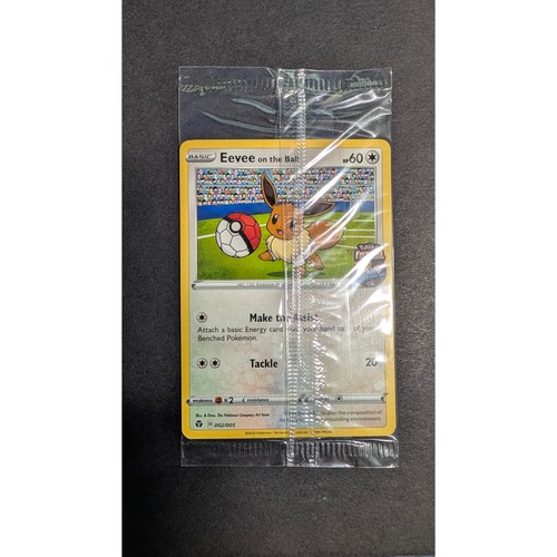 Eevee on the Ball (Pokemon Futsal) Sealed Promo 002/005 Pokemon