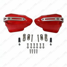For Royal Enfield Super Meteor, GT & Interceptor 650 Tinted Red Hand Guard Kit