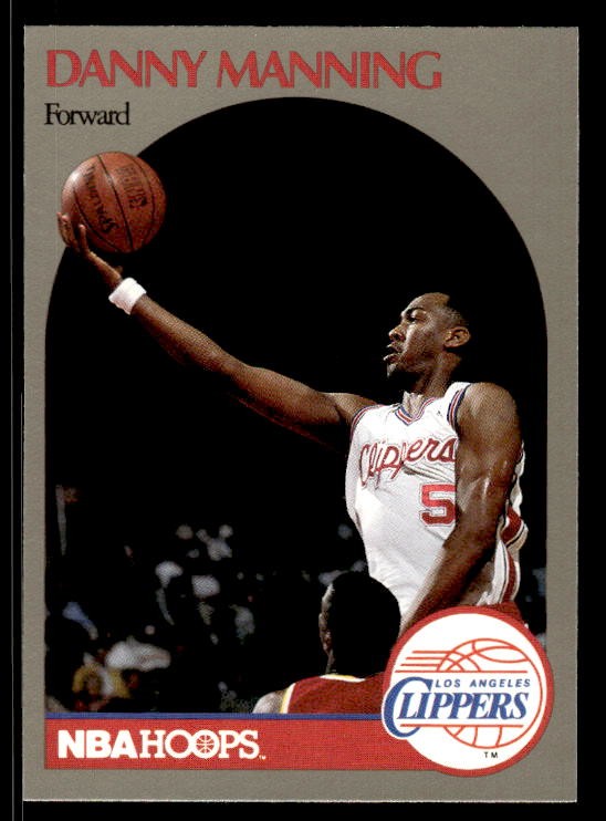 Danny Manning 1991 Hoops 100 Superstars #42 Los Angeles Clippers ESE