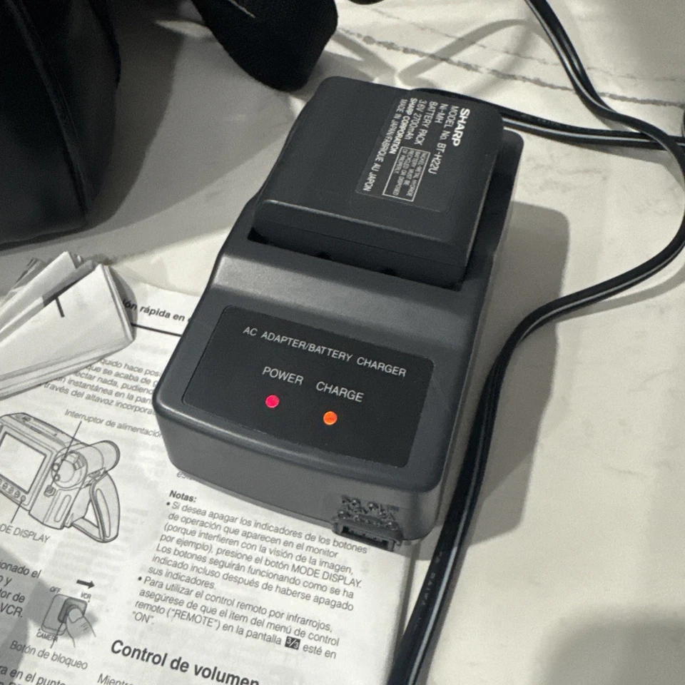 Sharp Viewcam VL-E760U 8mm Handheld LCD Camcorder 40x Zoom with Case VGC - Image 4 of 4