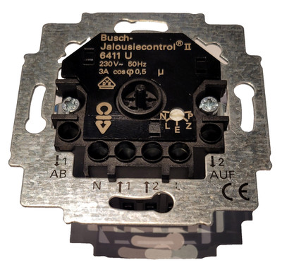 Busch-Jaeger 6411U Rollladentimer,Jalousiesteuerung,Jalousiecontrol, Neuwertig