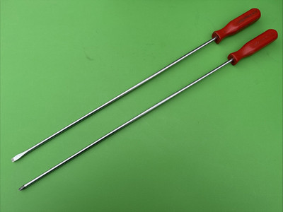 Mac Tools USA 18'' Long Shank Screwdrivers P3182AR Phillips / PNR18AR Slotted