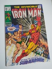 IRON MAN #25 Sub Mariner Battle Issue